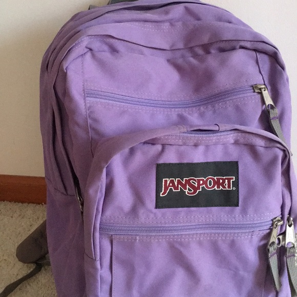 jansport big student backpack purple